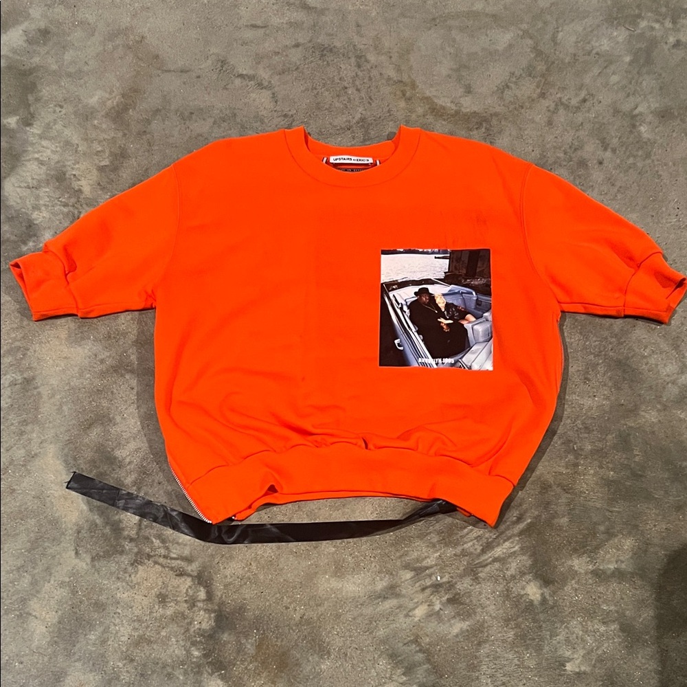 Authentic Upstairs at Eric's Orange notorious big Graphic Sweatshirt  - Women's